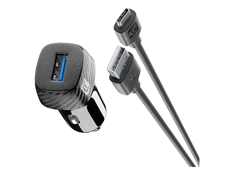 CellularLine Car Charger Kt 18W Carga rápida Universal Negro