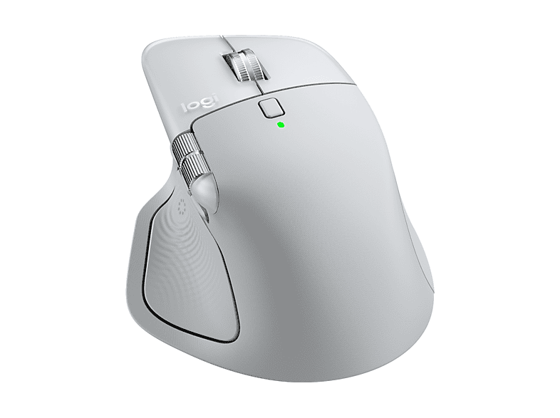 Logitech MX Master 4 para Mac 8000ppp Carga rápida Clics silenciosos Bluetooth-USB PC-Mac Personalizable Gris