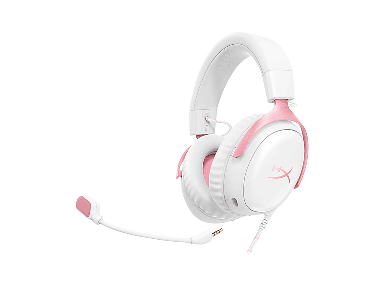 HYPERX CLOUD III WIRED PC PS5 XBOX BLANCO-ROSA