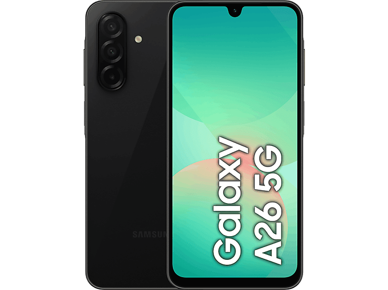 Samsung Galaxy A26 5G Negro 128 GB 6 GB RAM  6.7 FHD+ Super AMOLED Samsung Exynos 1380 5000 mAh Android 15