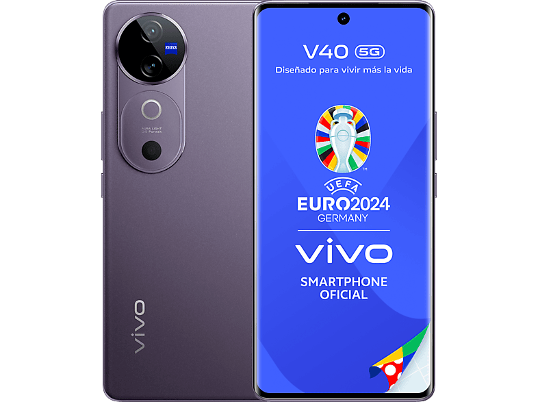 vivo V40 Morado 6.78 AMOLED  512 GB 12 GB RAM,Qualcomm Snapdragon® 7Gen3  5500 mAh Android