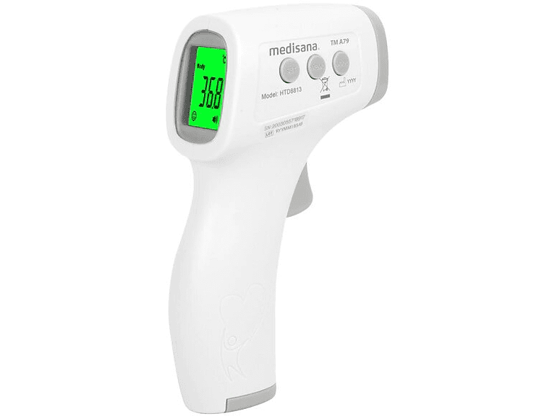 Medisana TM A79 Infrarrojos Pantalla LCD Blanco