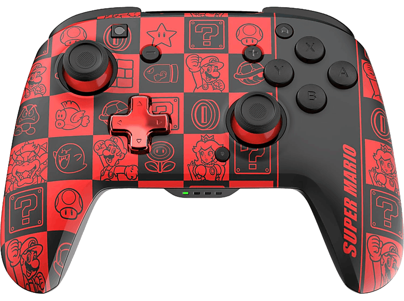 PDP Rematch Wireless Glow Super Icon Nintendo Switch Multicolor