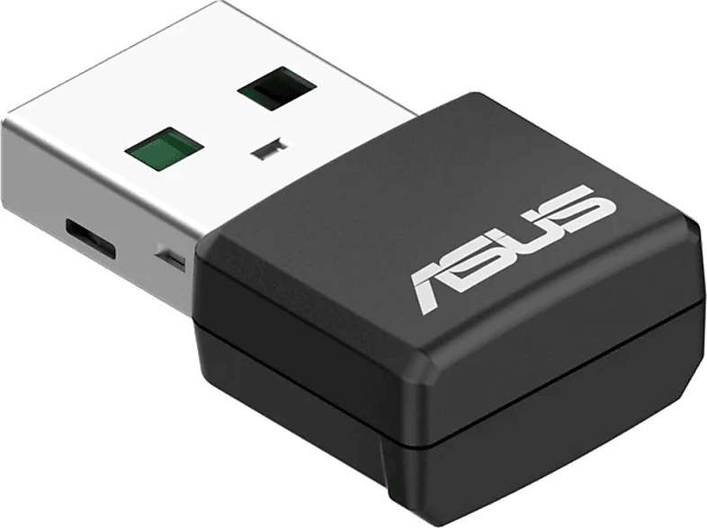 Asus USB-AX55 Nano 1800 Mbit/s Seguridad WPA3 Negro