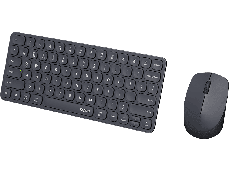 Rapoo 9010M Inalámbrica Bluetooth 2400 ppp Diseño ultrafino Alcance 10m Negro