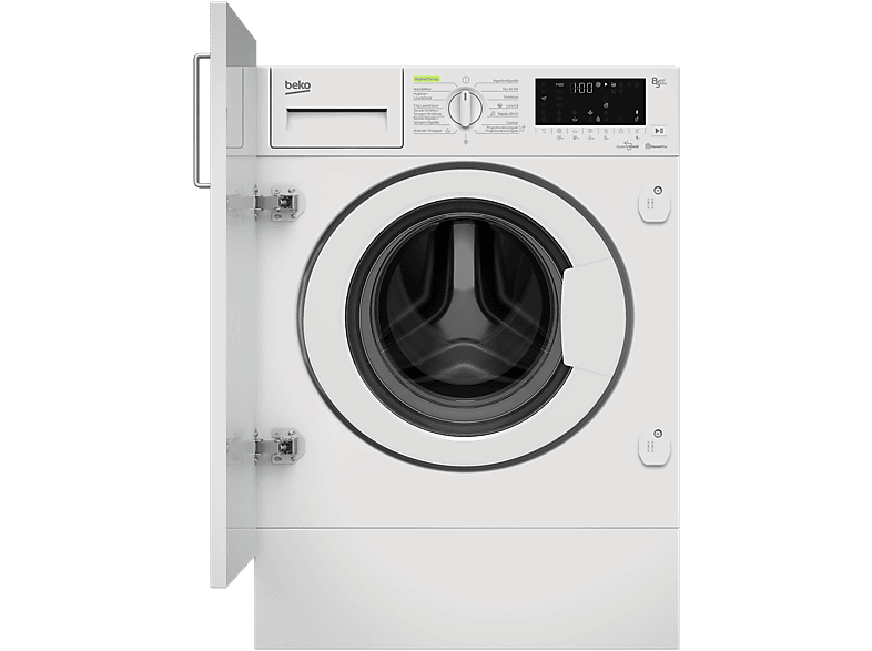 Beko HITV 8734 B0BTR 8 kg / 5 kg 1400 rpm Motor ProSmart™ Inverter Encastrable C/D Blanco