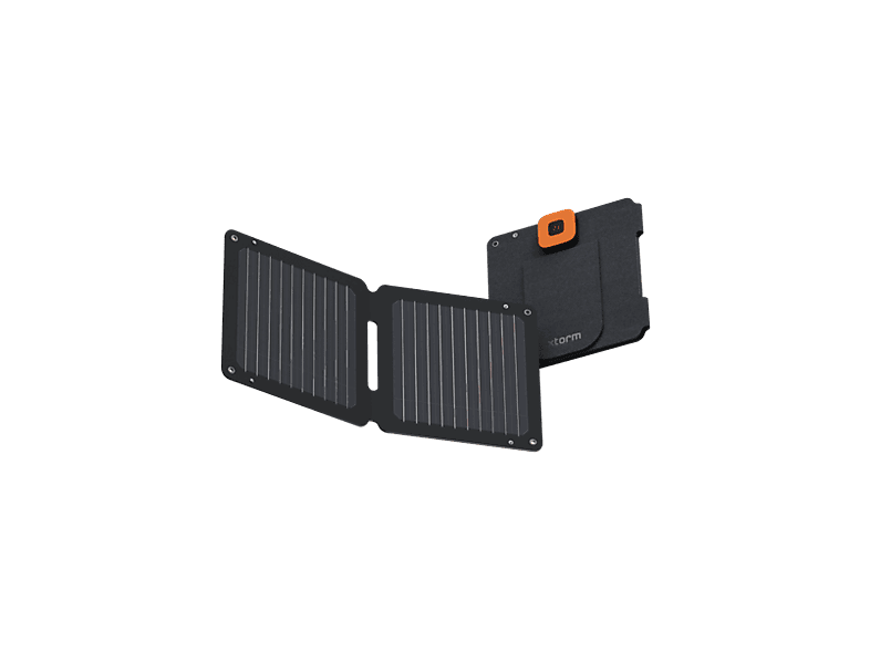 Xtorm XR2S14 14W IPX4 Plegable 1x USB-A 1x USB-C Pantalla LCD Negro