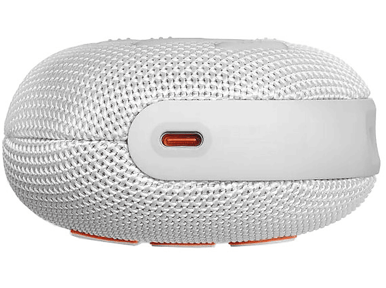 JBL Clip 5 7 W Bluetooth 12 h Autonomía Resistente al Agua Wireless White