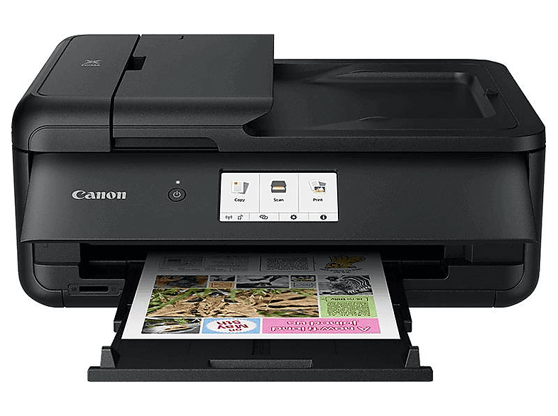 Canon PIXMA TS9550a Negro y Color Pantalla LCD A3 ADF 20 hojas Conectividad inalámbrica y Ethernet Negro