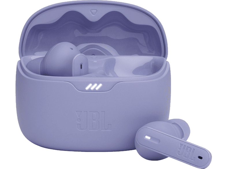 JBL Tune Beam 48h Autonomía Graves puros Cancelación ruido Lila