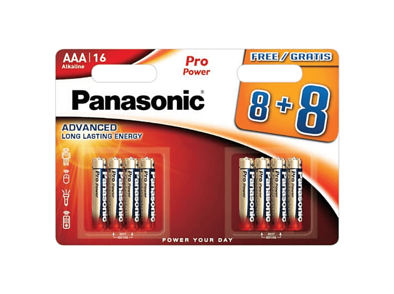 Panasonic LR03 AAA Pack de 16 1.5V