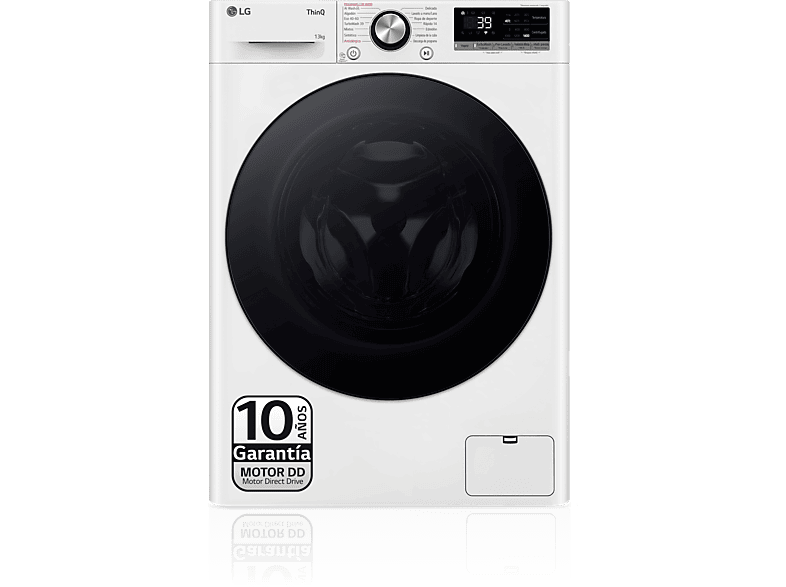 LG F4WR7013AGW Serie 700 13 kg 1400 rpm 16 programas TurboWash™360˚ SmartThinQ™ Blanco