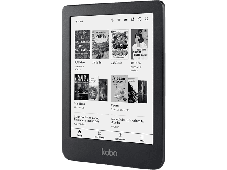 Kobo Clara 2E Para eBook 6  16 GB 300 ppp 1448 x 1072 E-Ink Azul Océano Profundo