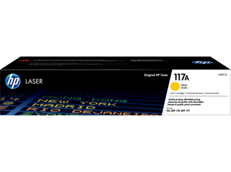 HP 117A LaserJet Amarillo W2072A