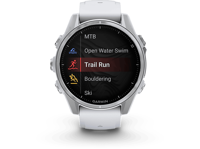Garmin FĒNIX® 8 Whitestone con Stainless Steel 43 mm 1.3  AMOLED GPS Garmin Pay™ Bluetooth Autonomía 10 días