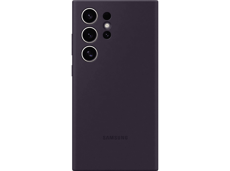 Samsung Para Galaxy S24 Ultra Silicona Trasera Morado
