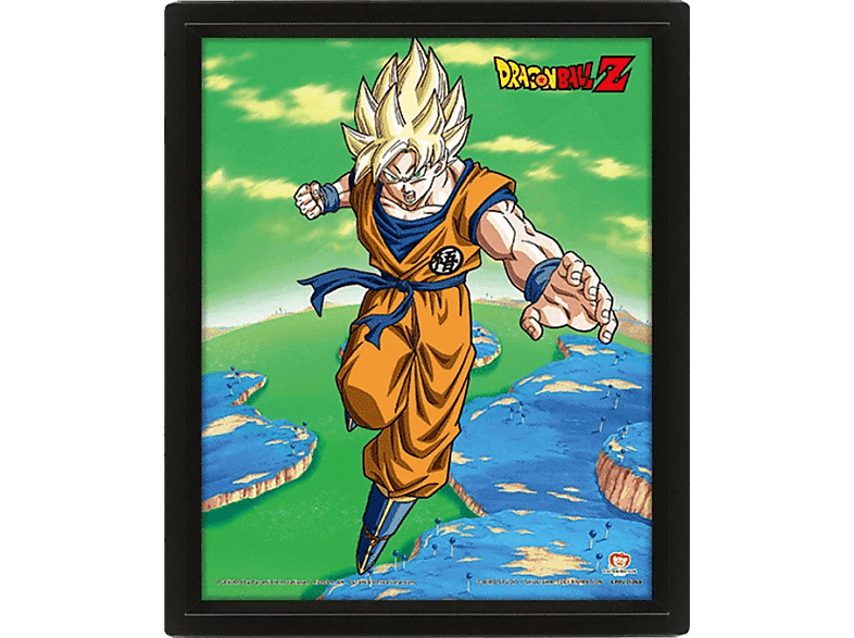 Sherwood Dragon Ball Z Super Saiyan Transformation 28.5 cm x 23.5 cm