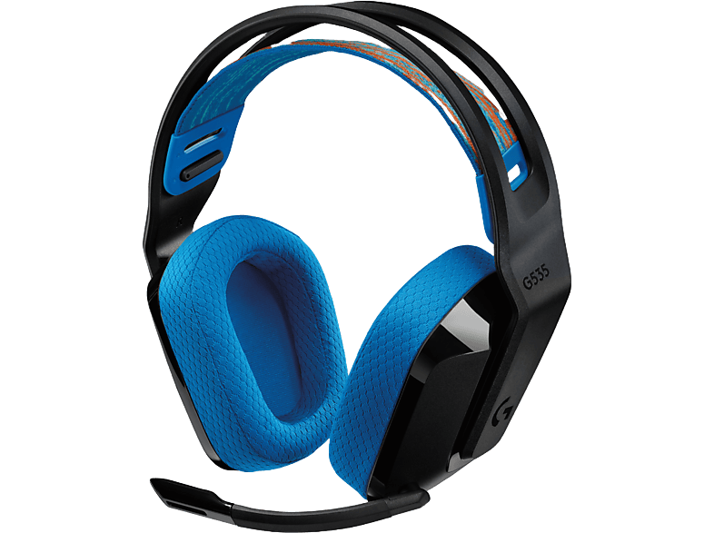Logitech G G535 Lightspeed Bluetooth 33h de uso Micrófono volteable para silenciar Ecualizador personalizable Negro