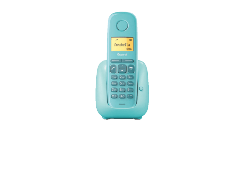 Gigaset A180 Pantalla 1.5 50 contactos Identificador llamadas Rellamada Azul