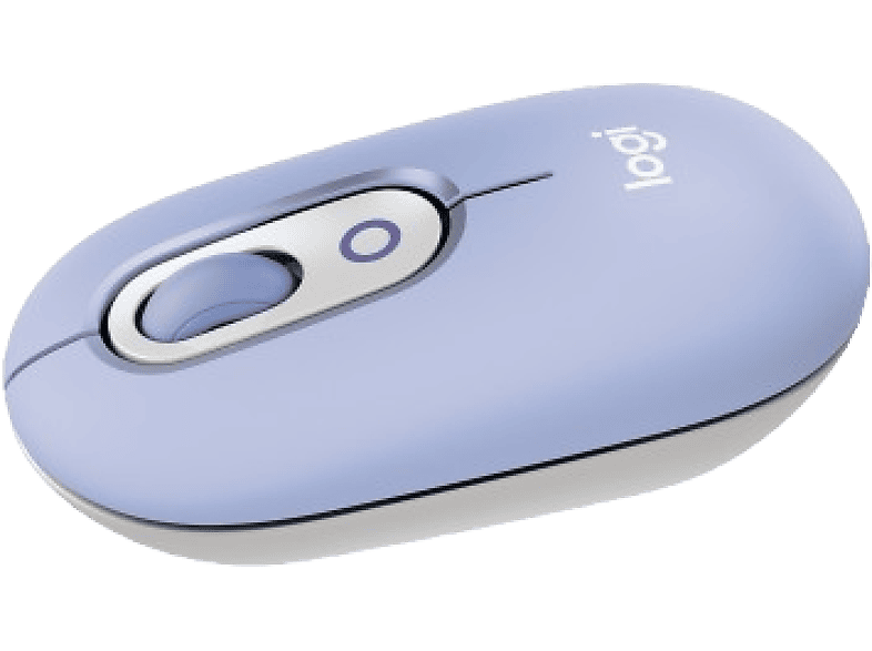 Logitech Pop 4000 ppp Easy-Switch Bluetooth SmartWheel Botones personalizables Tecnología Silent Touch PC-Mac Lila