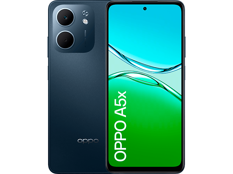 OPPO A5x Black Blue 128 GB 4 GB 6.67 LCD 1000 nits Snapdragon® 6s 4G Gen 1 6000 mAh
