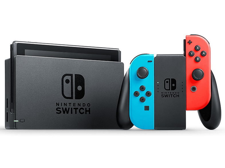 Nintendo Switch 6.2 Joy-Con Azul y Rojo Neón Aro Ring Fit + Ring Fit (Código descarga)