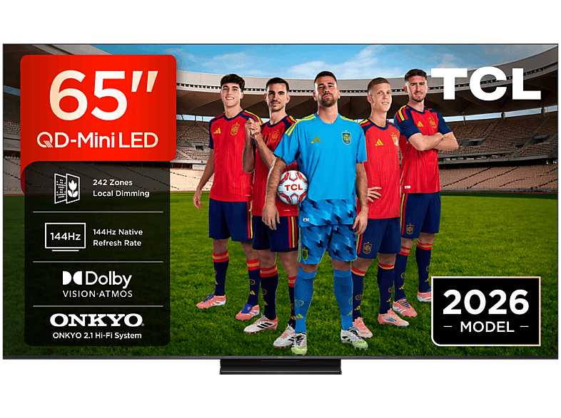 TCL 65C6K Pro UHD 4K TCL AiPQ Processor Smart TV con Google TV Dolby Vision-Atmos Negro