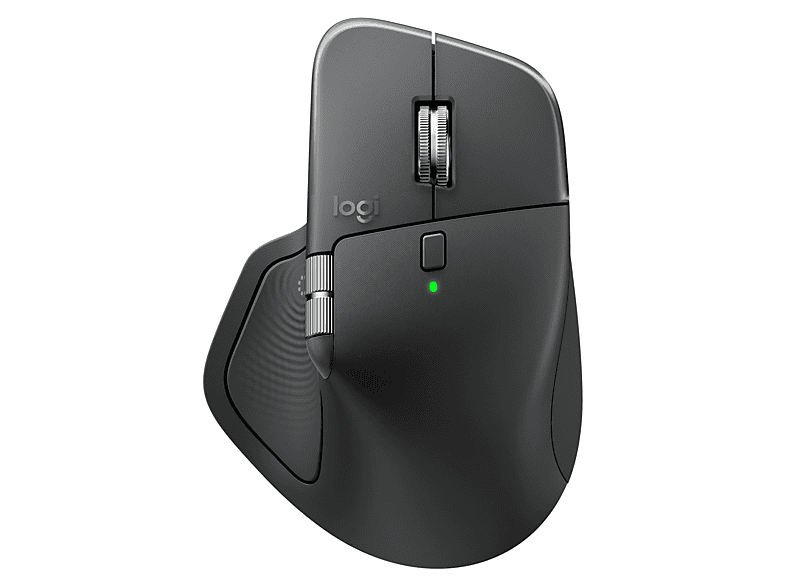 Logitech MX Master 4 8000ppp Carga rápida Clics silenciosos Bluetooth-USB PC-Mac Multidispositivo Personalizable Negro