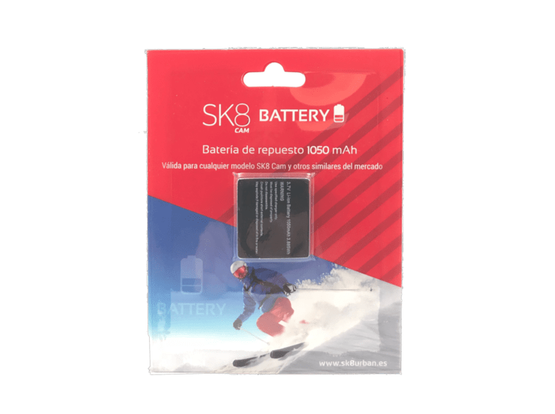 SK8 Cam Battery 1050 mAh 3.7V Li-Ion