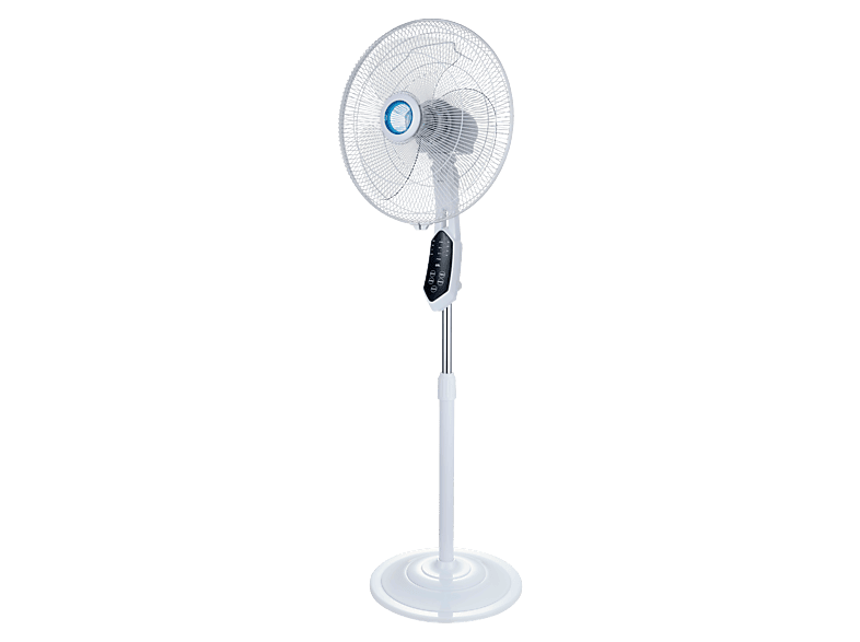 ok. OTF 405526 ES 55W 3 Velocidades Pie/Mesa/Pared Oscilación Altura Ajustable Mando a distancia Temporizador Blanco
