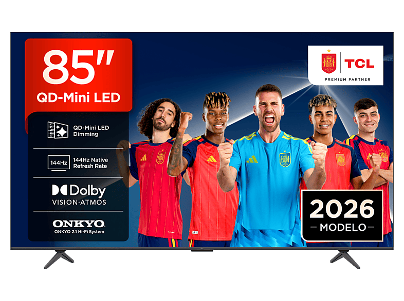 TCL 85P8L UHD 4K TCL AiPQ Pro Processor Smart TV DVB-T2 Negro
