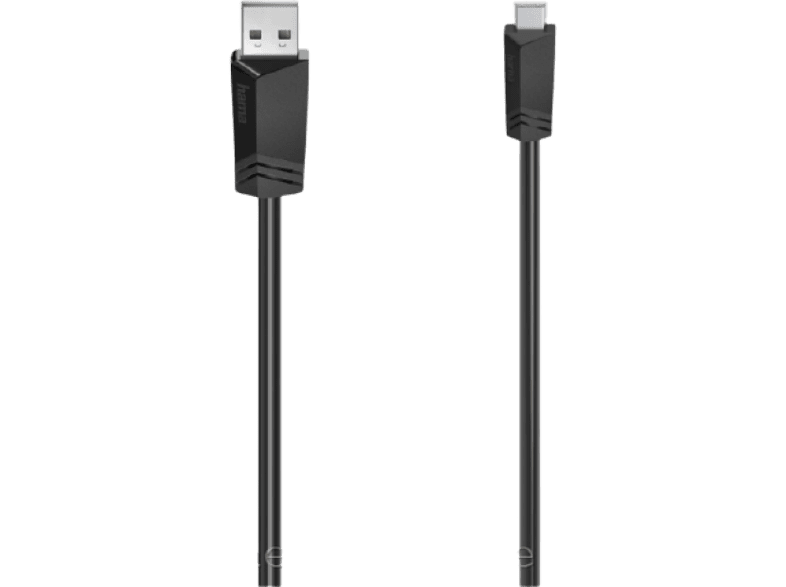 Hama 00200606 Mini-USB USB 2.0 480 Mbit/s 1.50 m Negro