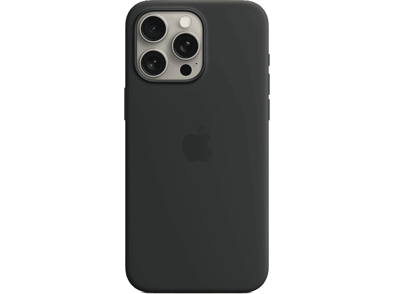 APPLE Funda de silicona con MagSafe para iPhone 15 Pro Max Negro