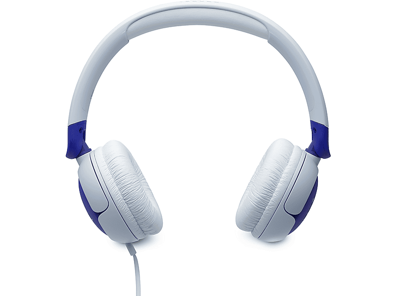 JBL Junior 320 Supraaurales Micrófono Pegatinas Plegable Azul