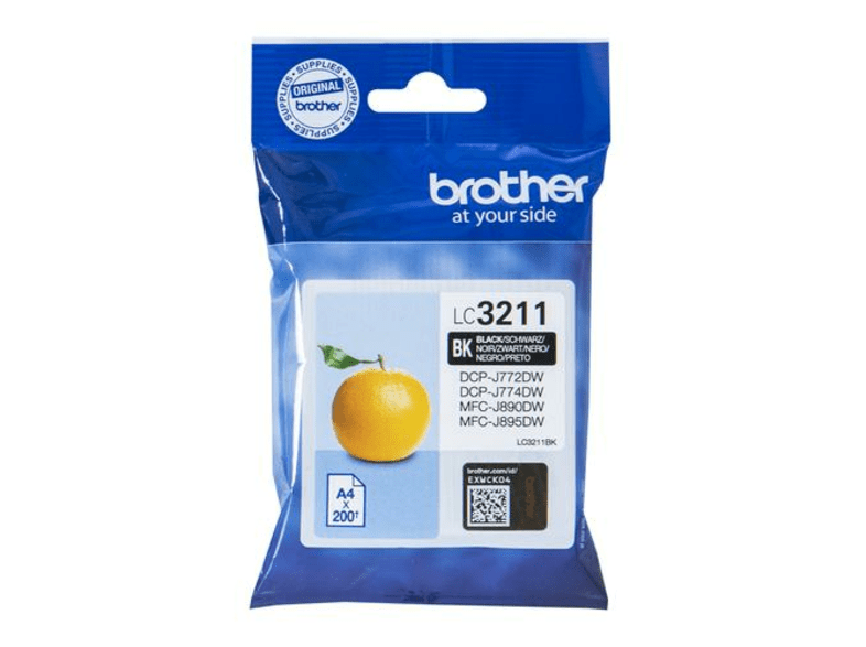 Brother LC-3211BK 200 Páginas Negro
