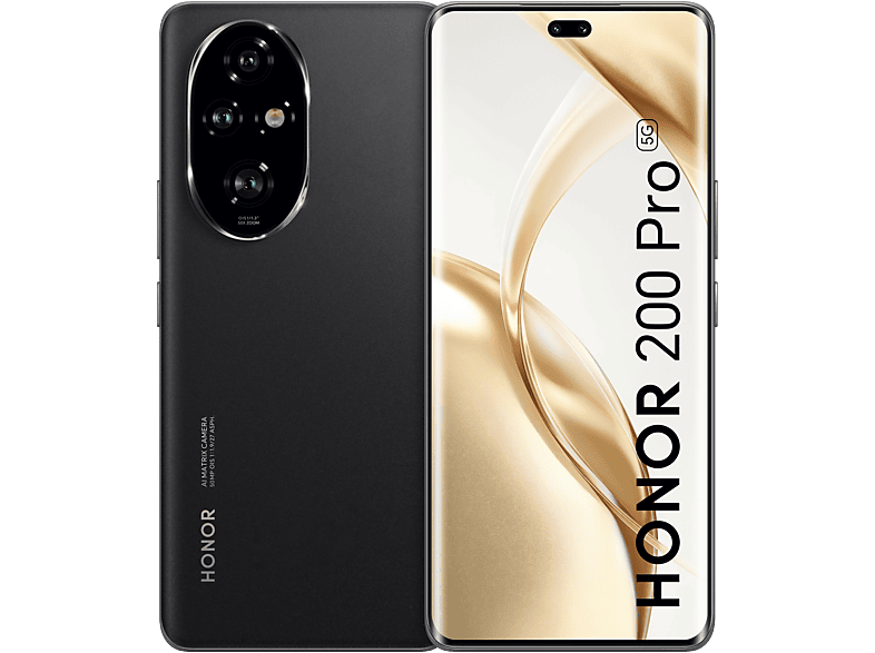 Honor 200 Pro Black 512 GB 12 GB RAM 6.78 AMOLED FHD+ 120Hz Qualcomm® Snapdragon® 8s Gen 3 5200 mAh Android