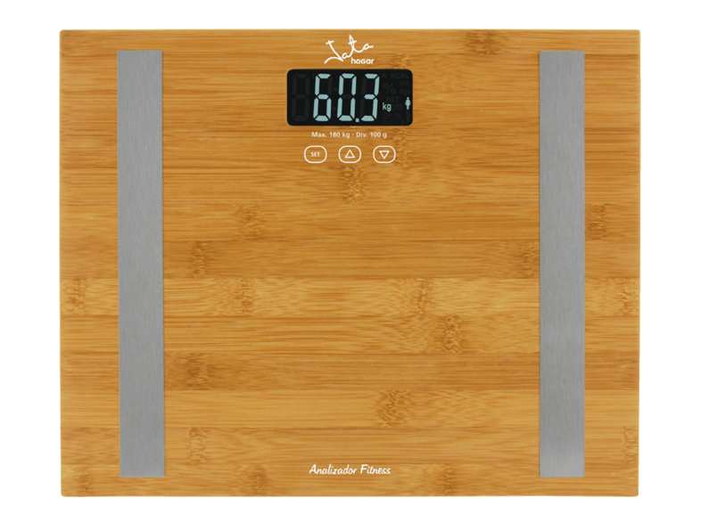 Jata 577 Peso máximo 180 Kg Pantalla LCD Bambú