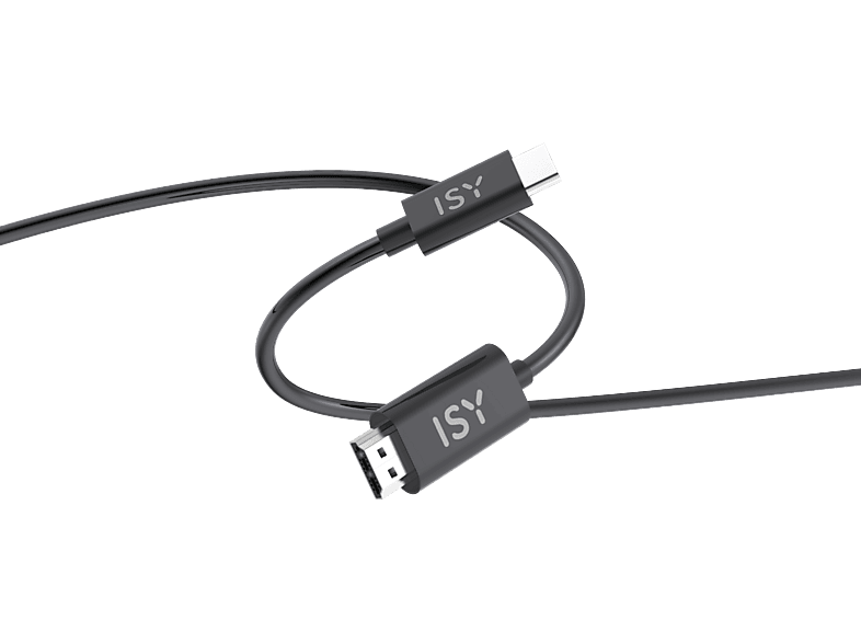 ISY IHD-9101 3m 21.6 Gbps Resolución 4K Compatibilidad Thunderbolt 3/4 Negro