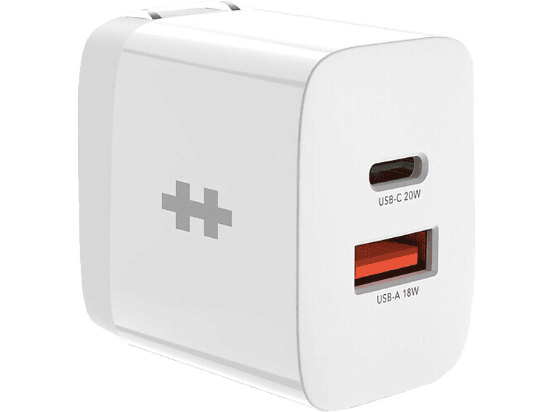 Hyper USB-C de 20W USB-A Universal Blanco