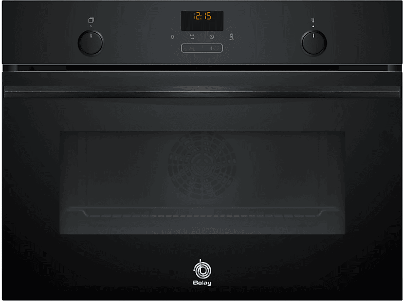 Balay 3CB5159N3 Serie cristal Multifunción Aquálisis 47 l  Aire caliente 3D Profesional Turbo grill 60 cm Negro