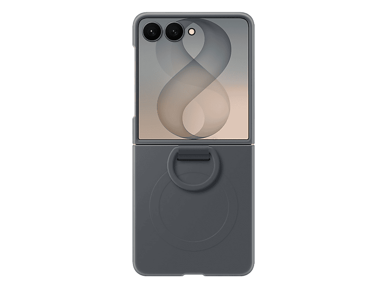 Samsung Para Samsung Galaxy Z Flip8 De Silicona con anillo Magnética Grafito