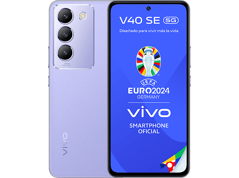 vivo V40 SE Leather Purple 256GB 8GB RAM 6.67 AMOLED Snapdragon® 4 Gen 2 5000 mAh Android