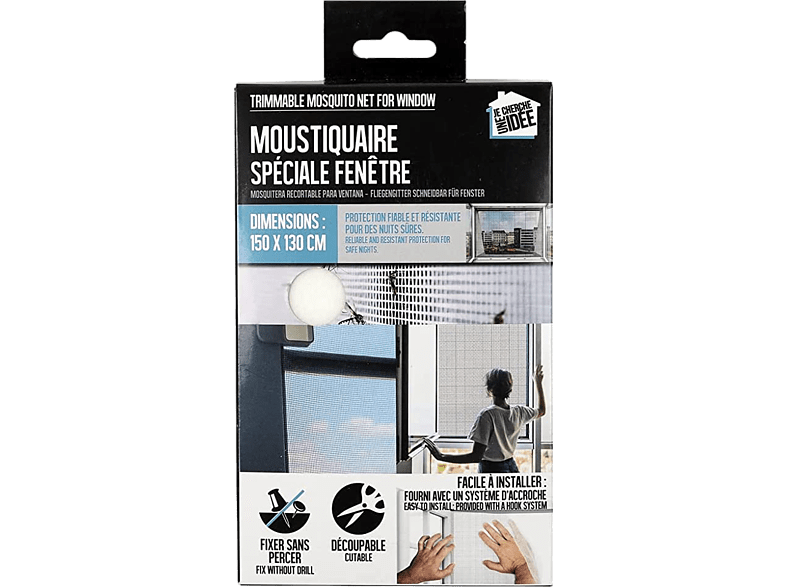 CMP Paris Mosquiterac 150x130 Para ventanas Resistencia rayos UV Blanca
