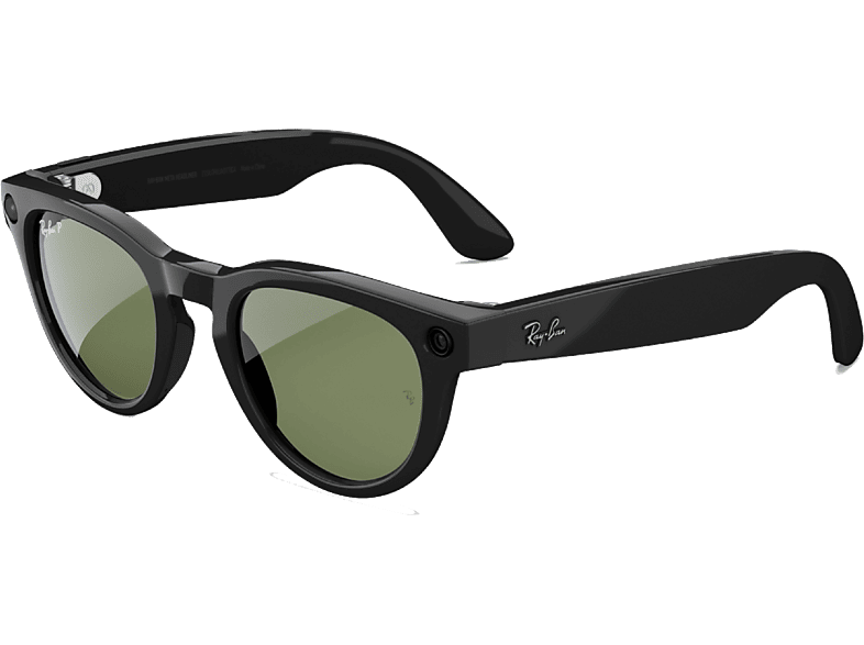 Ray-Ban Meta Headliner Negro brillante Polarizadas en verde G15