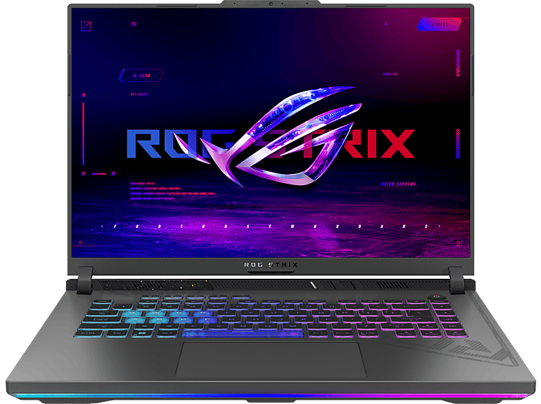 ASUS ROG Strix G16 G614JI-N3163  16 WUXGA Intel® Core™ i7-13650HX 32GB RAM 1 TB SSD GeForce RTX™ 4070 Sin sistema operativo