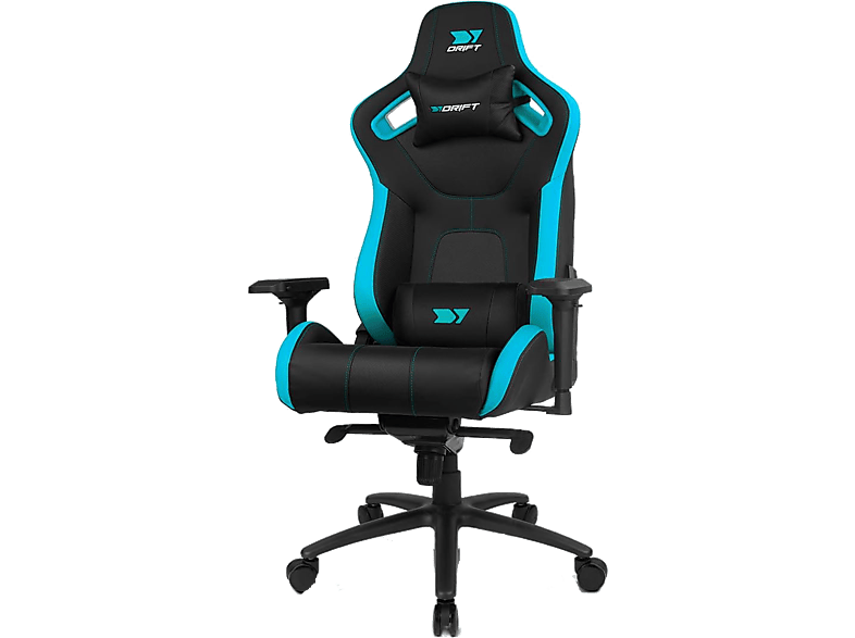 Drift DR600 Reposabrazos 4D Hasta 150 kg Cojín cervical y lumbar Reclinable Azul