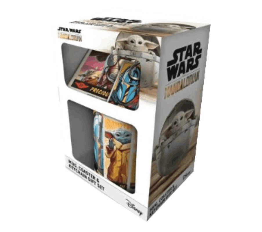 Sheerwood The Mandalorian S2 Taza Llavero y Posavasos