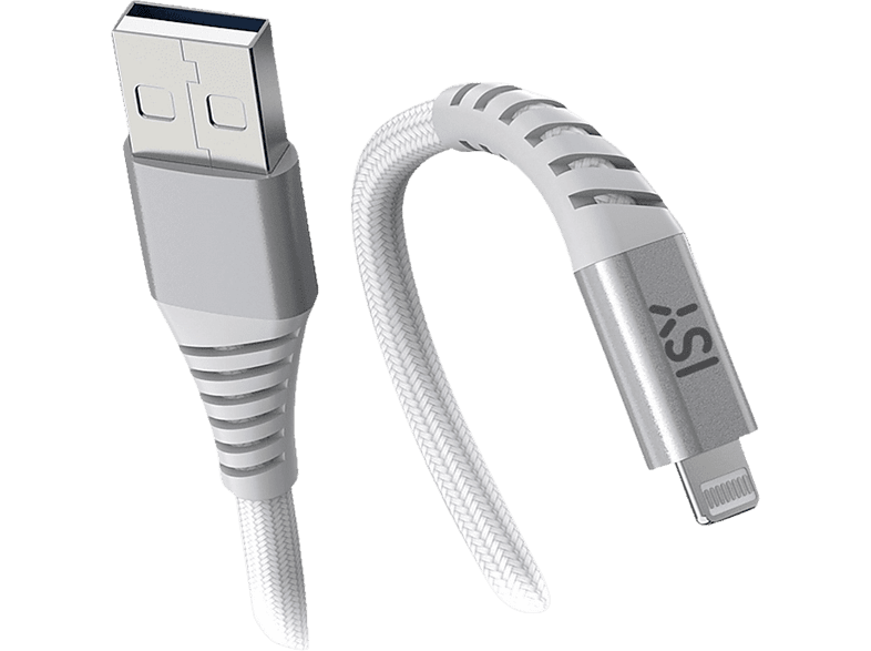 ISY ICN-5000-WT-AL De USB-A a Lightning 2 m Blanco