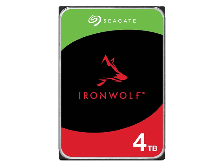 Seagate Ironwolf HDD Sistemas NAS de 1 a 8 bahías Nube Privada 3.5 5400 rpm Negro