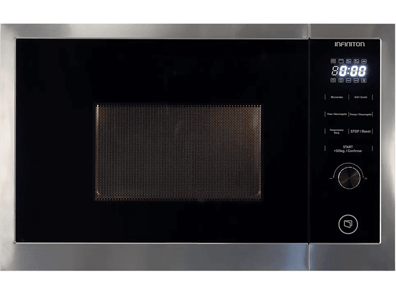 Infiniton IMW-DD2S Grill 1000 W 8 programas 25 l Inox